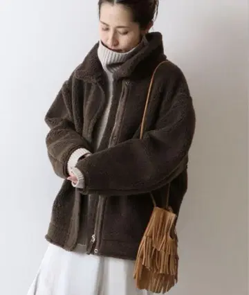FRAMeWORK 보아 자켓 코게차