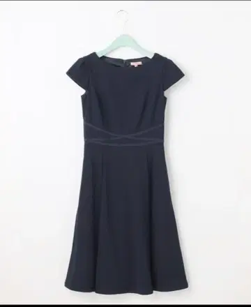 TOCCA LUCE 네이비 반팔 A라인 원피스