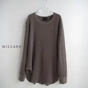 WIZZARD 위자드 와플 크루넥 긴팔 티셔츠