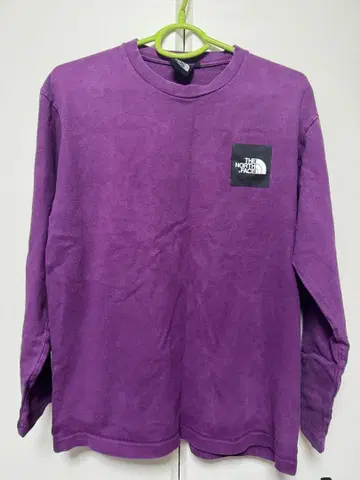 THE NORTH FACE 퍼플 긴팔 티셔츠 M