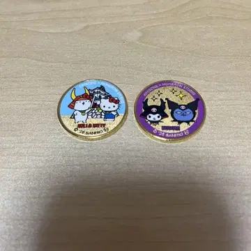 산리오 히코냥 메달 2세트