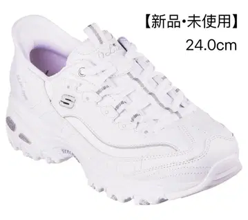 Skechers D'Lites 화이트 24.0cm 새상품