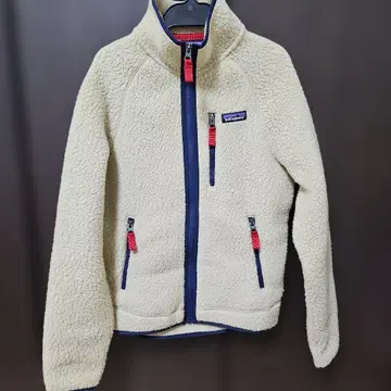patagonia 플리스 자켓 XXS 크림색