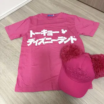 디즈니 폼폼 포함 캡 & 셔츠