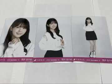 노기자카46 츠츠이 아야메 브로마이드 어깨 트임 상의 컴프
