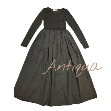 Antiqua 블랙 롱 원피스 M