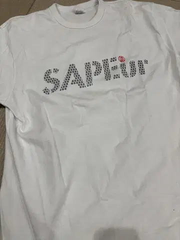 SAPEUR T셔츠 XL 화이트 하마짱