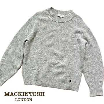 새상품급 매킨토시 런던 니트 스웨터 그레이 MACKINTOSH