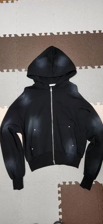epnok 지퍼 후드티 블랙