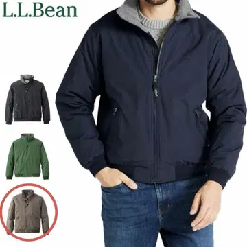 L.L.Bean 웜업 자켓 브라운