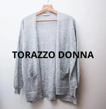 [새상품급] TORAZZO DONNA 긴팔 가디건 린넨 100%