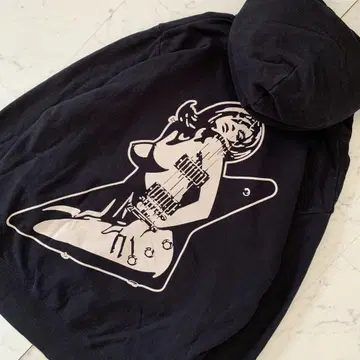 HYSTERIC GLAMOUR GUITAR GIRL HOODIE