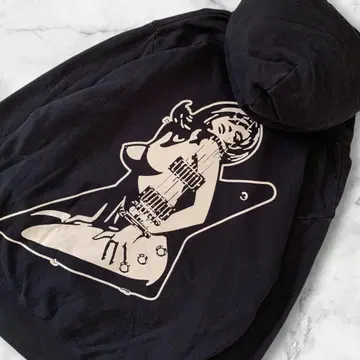 HYSTERIC GLAMOUR GUITAR GIRL HOODIE