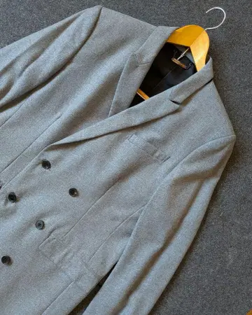 몽키타임 더블 체스터 코트 울 캐시미어 혼방 M 사이즈