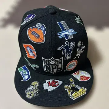 NFL 팀 자수 스냅백 캡