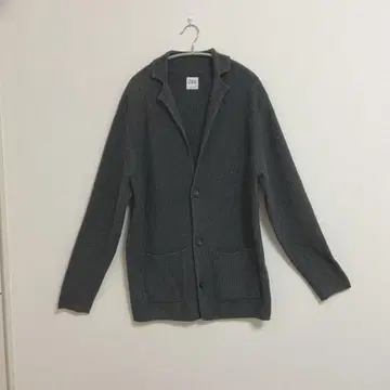 ZARA 자라 니트 자켓 가디건 다크 그레이 캐주얼