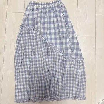 merryjenny 아지메 체크 플레어 스커트