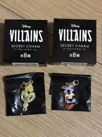 디즈니 빌런즈 VILLAINS 시크릿 참 세트