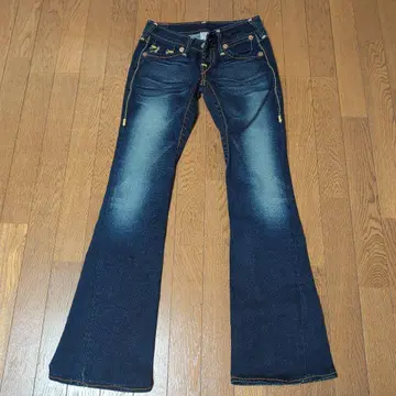 부츠컷 데님 플레어 데님 25인치