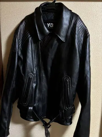 Y-3 더블 라이더 자켓 블랙