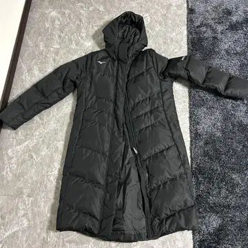 MIZUNO 후드 부착 블랙 다운 자켓