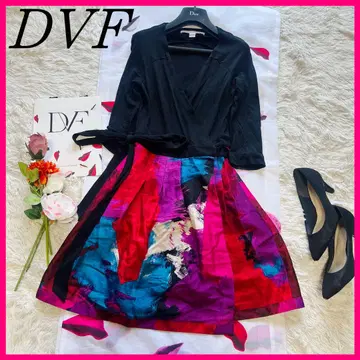 [ 새상품급 ] DIANEvonFURSTENBERG 랩 원피스 블랙 2
