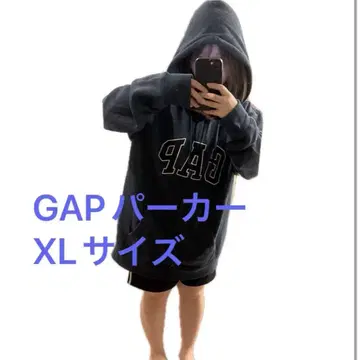 GAP 후드티 XL 사이즈 다크 그레이 네이비