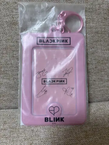BLACKPINK 회원 혜택 키링 카드 케이스