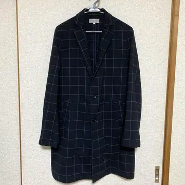 ABAHOUSE 아바하우스 롱 자켓 네이비