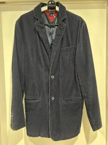 TOMMY HILFIGER 코듀로이 자켓 M 네이비 XL 상당