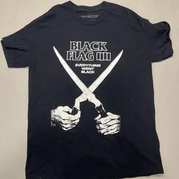 BLACK FLAG everything went black 밴딩T