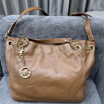 Michael Kors 브라운 가죽 숄더백