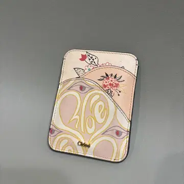 끌로에 꽃무늬 카드 케이스