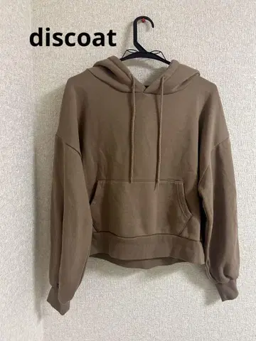 discoat 속기모 후드티