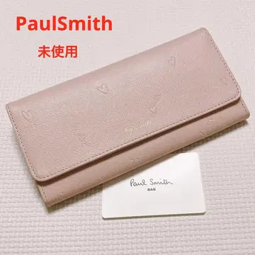 미사용 Paul Smith 폴스미스 가죽 장지갑 핑크