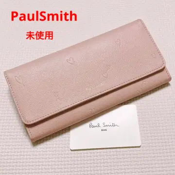 미사용 Paul Smith 폴스미스 가죽 장지갑 핑크