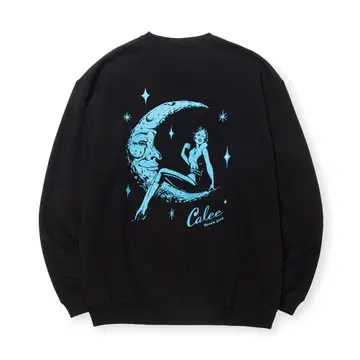CALEE SYNDICATE RETRO GIRL CREW NECK SW