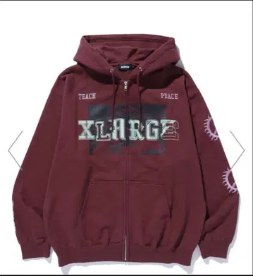엑스라지 CAMPUS ZIP UP HOODED SWEATSHIRT