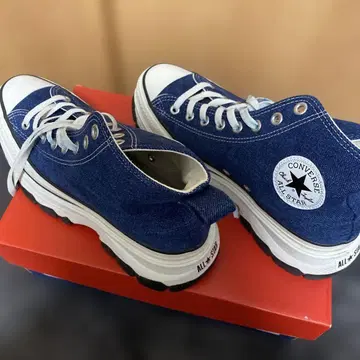 CONVERSE ALL STAR 데님 통굽 하이컷 스니커즈