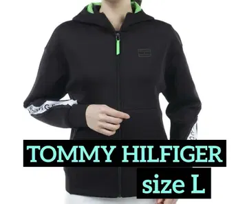 TOMMY HILFIGER 여성용 종이상자 니트 후드티 size L