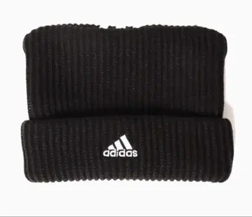 adidas 블랙 고양이 귀 니트 모자 3라인