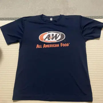 A&W 네이비 T셔츠 M 사이즈 3개