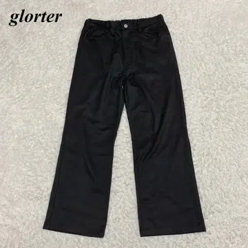 [새상품급] GLOSTER 스핀들 드레스 청바지 끈 M 블랙