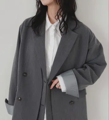 LIAN 테일러드 자켓 그레이