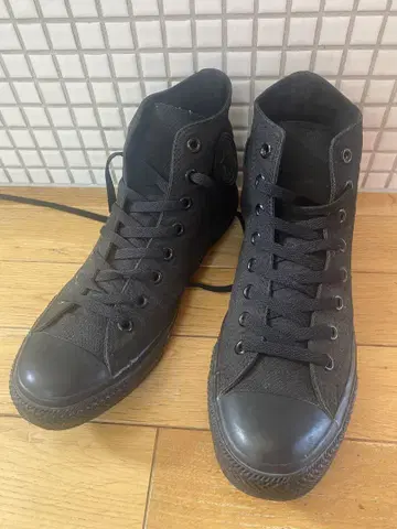 컨버스 converse 블랙 하이컷 스니커즈 척 테일러