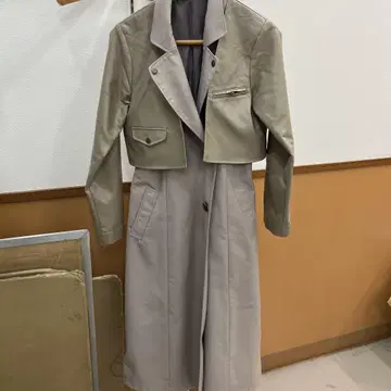 리젝시 베이지 롱 코트