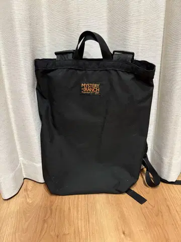 MYSTERY RANCH 블랙 토트형 백팩