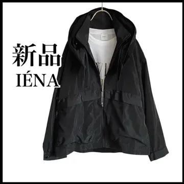 [ 새상품 ] IENA 라이트 후디 블루종 마운틴 후드티 블랙