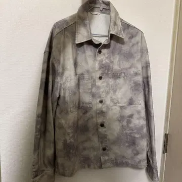 ZARA 아브스트랙트 프린트 패턴 셔츠 자켓 M