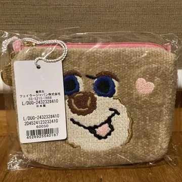 FEILER 러브러리 페이러 파우치 돋업 테디 걸 파우치 L 바닥 있음